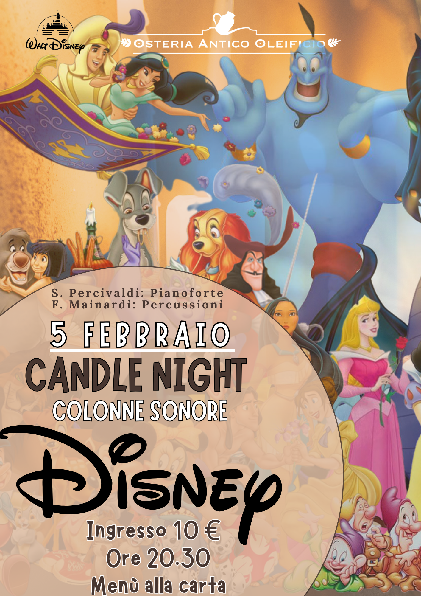 Candle night Disney 5 febbraio